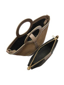 Anna Luchini Geanta de mana  Silvana piele naturala Taupe