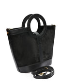 Anna Luchini Geanta de mana  Silvana piele naturala Negru