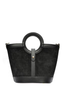 Anna Luchini Geanta de mana  Silvana piele naturala Negru