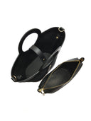 Anna Luchini Geanta de mana  Silvana piele naturala Negru