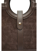 Anna Luchini Geanta de mana  Silvana piele naturala Maro inchis