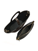 Anna Luchini Geanta de mana  Silvana piele naturala Maro inchis