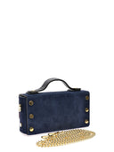 Anna Luchini Geanta de mana  Fiorella piele naturala Albastru inchis