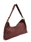 Anna Luchini Geanta de umar Donatella piele naturala Bordo