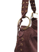 Anna Luchini Geanta de umar Donatella piele naturala Bordo