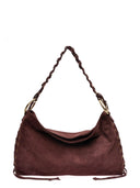 Anna Luchini Geanta de umar Donatella piele naturala Bordo