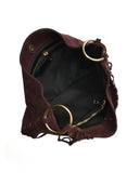 Anna Luchini Geanta de umar Donatella piele naturala Bordo