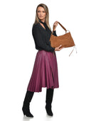 Anna Luchini Geanta de umar Donatella piele naturala Coniac