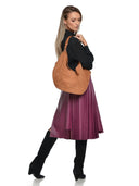 Anna Luchini Geanta de umar Costanza piele naturala Coniac