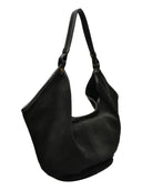 Borsa a tracolla Anna Luchini Costanza in pelle naturale Nero