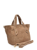 Anna Luchini Geanta de mana  ludovica piele naturala Taupe