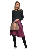 Anna Luchini Geanta de mana  ludovica piele naturala Taupe