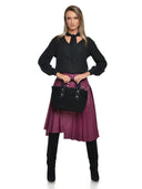 Anna Luchini Geanta de mana  ludovica piele naturala Negru