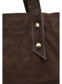 Anna Luchini Geanta de mana  ludovica piele naturala maro inchis