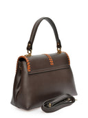 Anna Luchini Geanta de mana  Ada piele naturala Maro inchis