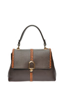 Anna Luchini Geanta de mana  Ada piele naturala Maro inchis