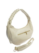 Borsa hobo Aida beige in vera pelle