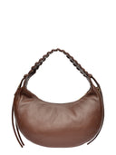 Anna Luchini Geanta de umar  Aida piele naturala Maro inchis