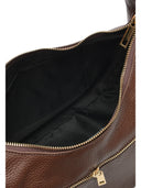 Anna Luchini Geanta de umar  Aida piele naturala Maro inchis