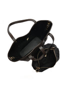 Anna Luchini Geanta de umar  Ana piele naturala Maro inchis