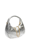 Anna Luchini Geanta de umar  Angela piele naturala Argintiu