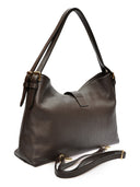 Anna Luchini Geanta de umar  Anisia piele naturala Maro inchis