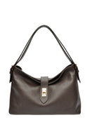 Anna Luchini Geanta de umar  Anisia piele naturala Maro inchis