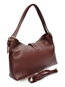 Anna Luchini Geanta de umar  Anisia piele naturala Visiniu