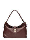 Anna Luchini Geanta de umar  Anisia piele naturala Visiniu