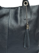 Carla Ferreri Geanta de umar Zina piele naturala Albastru