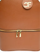 Carla Ferreri Rucsac Merit piele naturala Coniac