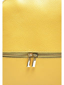 Carla Ferreri Rucsac Merit piele naturala galben