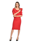 Carla Ferreri Portofel Dacia piele naturala Rosu