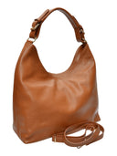 Carla Ferreri Geanta de umar Augusta piele naturala Coniac