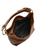 Carla Ferreri Geanta de umar Augusta piele naturala Coniac