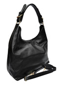 Carla Ferreri Geanta de umar Augusta piele naturala Negru