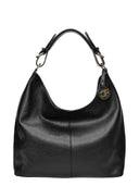 Carla Ferreri Geanta de umar Augusta piele naturala Negru