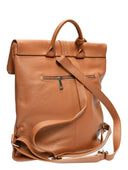 Carla Ferreri Rucsac Parisa piele naturala coniac