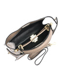 Carla Ferreri Geanta de mana  Olivia piele naturala Taupe