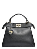 Carla Ferreri Geanta de mana  Olivia piele naturala Negru