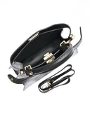 Carla Ferreri Geanta de mana  Olivia piele naturala Negru