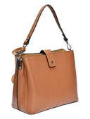 Carla Ferreri Handbag AW25 CF 1946 COGNAC