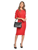 Carla Ferreri Geanta de umar Zola piele naturala Negru