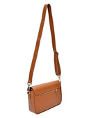 Carla Ferreri Geanta Postas Aurore piele naturala Coniac