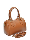 Carla Ferreri Geanta de mana  Marcelline piele naturala Coniac