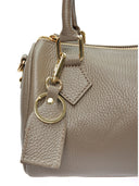 Carla Ferreri Geanta de mana  Marcelline piele naturala taupe