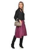 Carla Ferreri Geanta de mana  Marcelline piele naturala taupe