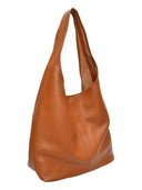 Carla Ferreri Geanta de umar Romy piele naturala Coniac