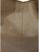 Borsa a tracolla Carla Ferreri Romy in pelle naturale taupe