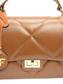 Carla Ferreri Geanta de mana  Chiara piele naturala Coniac